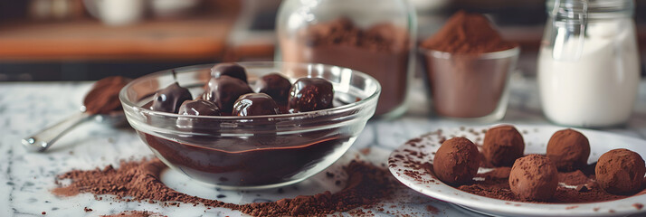 The Artful Process of Makig Homemade Chocolate Truffes