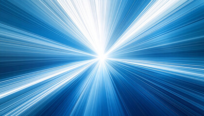 Blue Light Speed Abstract