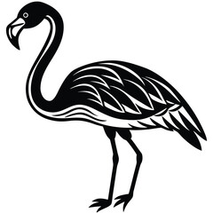 flamingo vector icon1