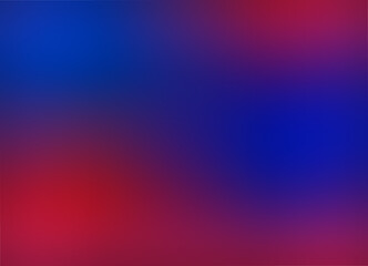 Blurred gradient background with vivid red and blue hues blending smoothly in abstract digital art style for modern design applications
