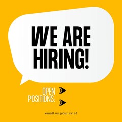 We Are Hiring Corporate Recruitment Poster Design
