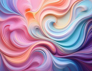 pastel swirls and blended colors
