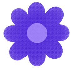 Brightly colored flowers