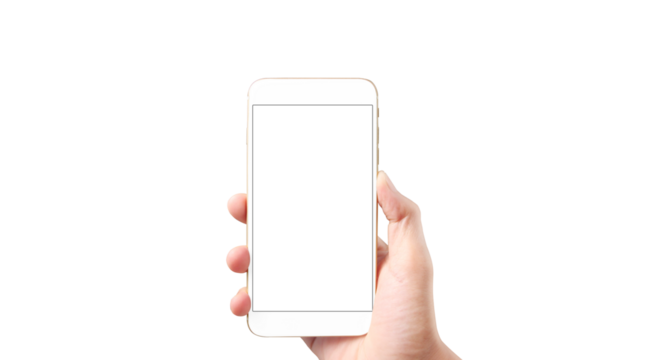 Hand showing technology communication gadget screen high resolution transparent png photo