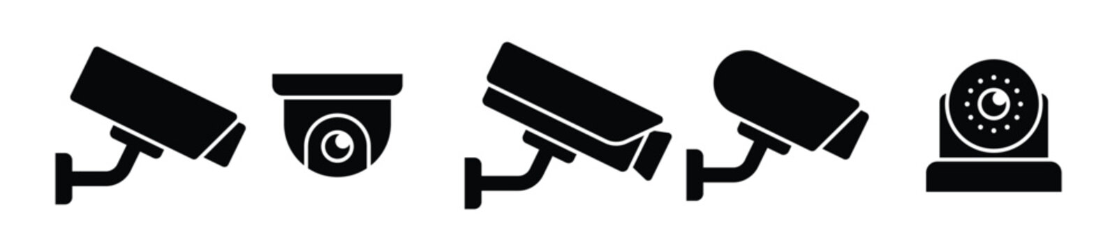 cctv icon isolated on white background 