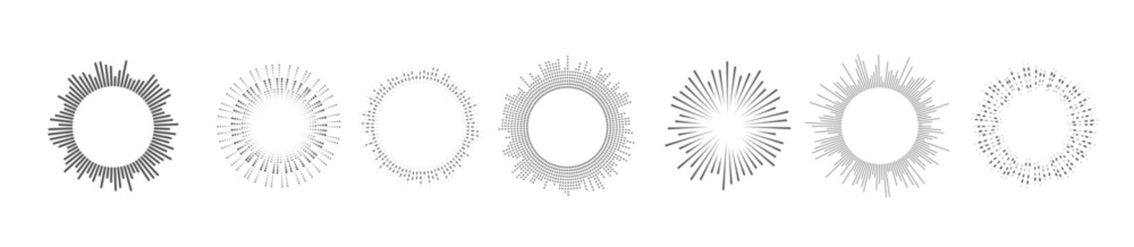 circle sound wave circular music audio round radial  [Converted]