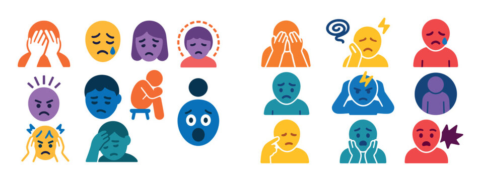 Colorful Guilt Icons