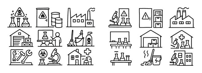 Chemical Safety Doodle Grid