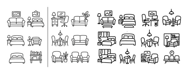 Furniture Icon Grid
