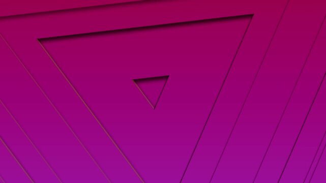 Purple triangle motion graphic animation for background