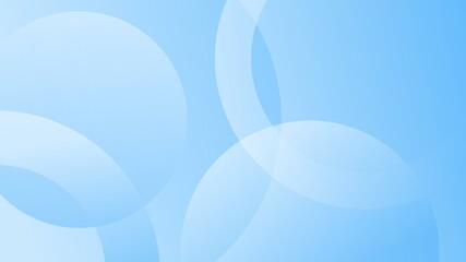 Soft light blue abstract background featuring subtle overlapping transparent circles and smooth radial gradient effect.