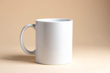 Fototapeta premium empty white cup