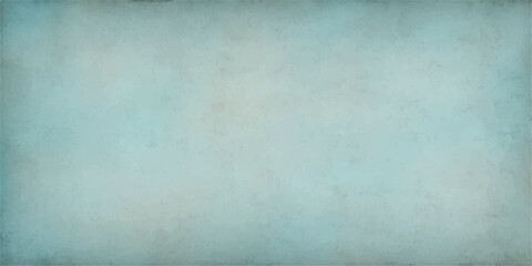 Aged grunge paper texture backdrop with vintage light blue surface design