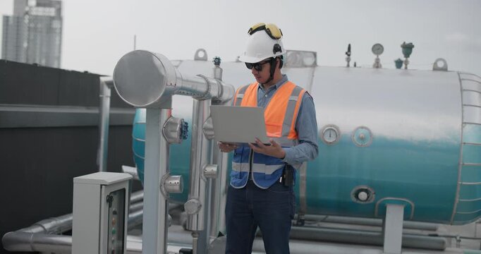 HVAC technician record data and conduct real-time analysis. Using specialized software to diagnose and optimize mechanical, electrical, and plumbing systems with energy efficiency plan
