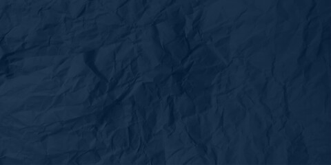 Black clean crumpled paper background. Horizontal crumpled empty paper template for posters and banners. Vector illustration