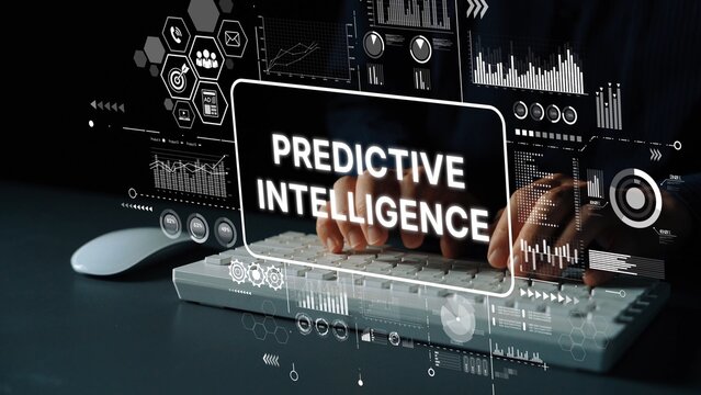 Predictive Intelligence Concept with Data Analysis and Keyboard in Dark Environment. Asymptotic smart data analytic.