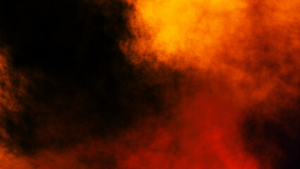 red smoke on black background.horror sky background fantasy style	