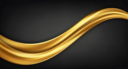 Abstract golden wave design illustration vector light curve motion texture decoration pattern backdrop