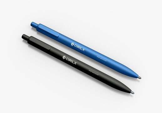 Stationery Ball Pen Mockup