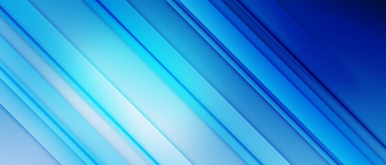 blue geometric abstract background overlap layer on dark space with diagonal slices shape decoration