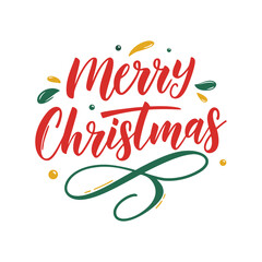 Bold Merry Christmas Calligraphy Design