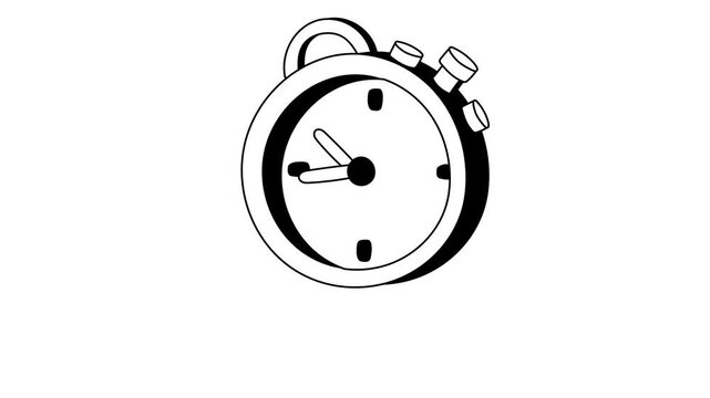 A stopwatch for tracking workout time and intervals