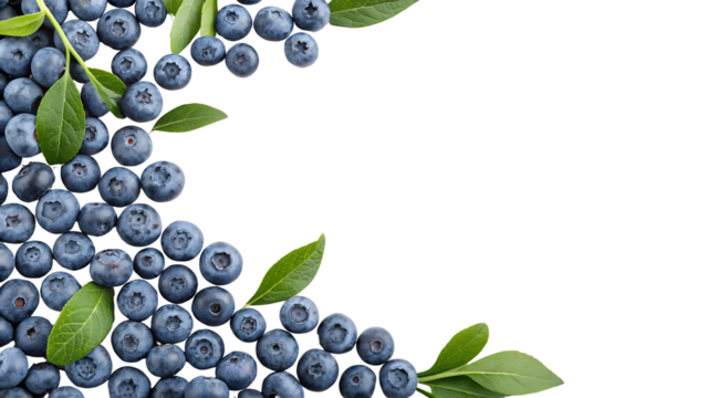 fresh blueberries with leaves isolated on white or transparent png
- Powered by Adobe