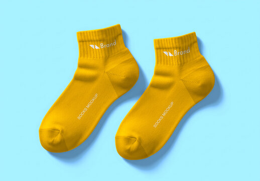 Socks Mockup Template