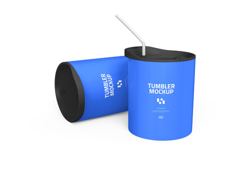 Tumbler Cup Mockup Template