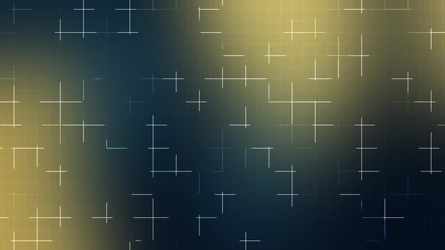 dark blue and gold grid line abstract background featuring glowing cross light patterns ideal for luxury design festive celebration themes or modern tech event visuals