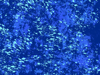 Vivid Blue Artistic Paint Surface Illustration