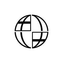 Digital globe IT service logo