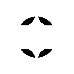 Global IT provider logo with futuristic typography