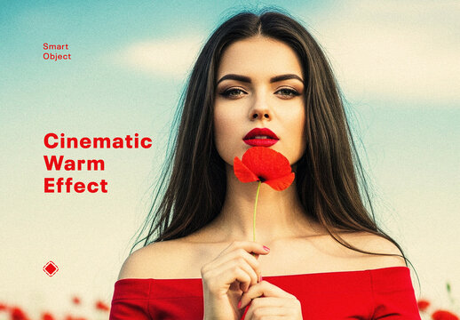 Cinematic Warm Photo Effect