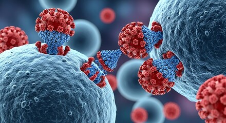 Virus Attaching to Host Cell Receptors