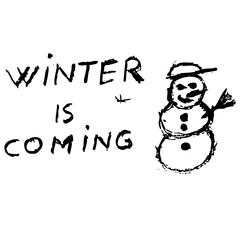 Holidays handwritten text message for Christmas and new year