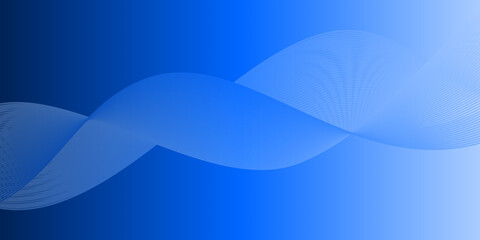 Dynamic Abstract Wavy Mesh Lines on Blue Gradient Technology Background