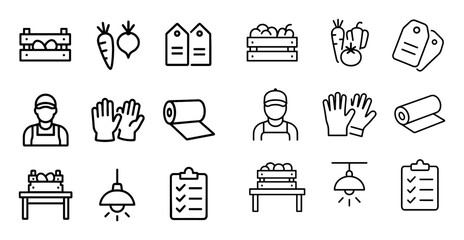 Seasonal Work Icons
