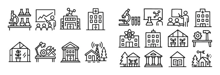 Scientific Icon Grid