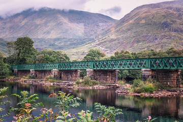 Eisenbahnbrücke über den River Orczy