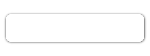 Obraz premium ratio 5;1. white background with shadow of rounded rectangle isolated on transparent background