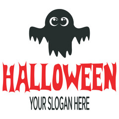 Halloween party art and illustrator eps 10 isolated white background