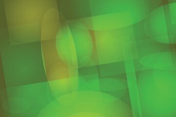 Abstract green geometric shapes overlay background