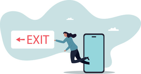 Reduce mobile screen time, digital detox, exit from virtual social media and live your real life.about a man and his life.