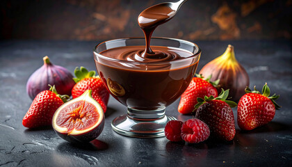 Chocolate Dessert with Berries