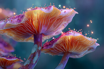 Golden Teacher psilocybe cubensis magic mushrooms pink purple neon microdosing protocol consciousness spiritual awakening transformation