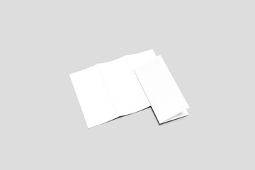 Blank Trifold Mockup