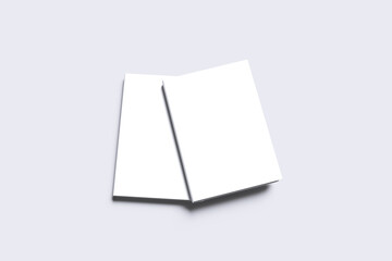 Blank Book Cover Mockup