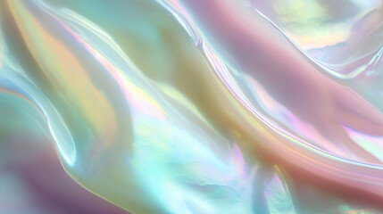 オパールの表面をマクロ撮影した、幻想的な抽象アート