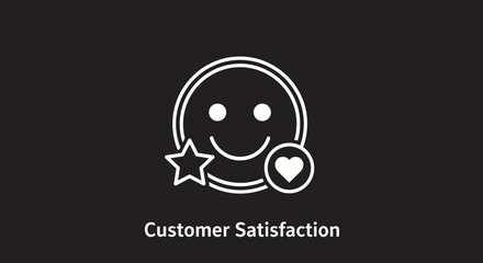 Customer Satisfaction Icon Set: A Visual Representation of Operational Excellence in Production, Logistics, Supply Chain, Manufacturing, Planning, Inventory Management, and Strategy, Highlighting